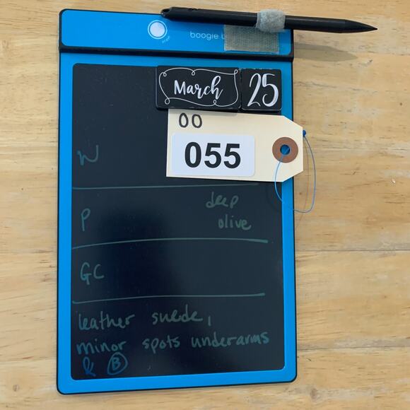 Vince Leather Vest Women S Small Deep Olive Suede Moto Asymmetric Jacket *READ - Picture 15 of 16